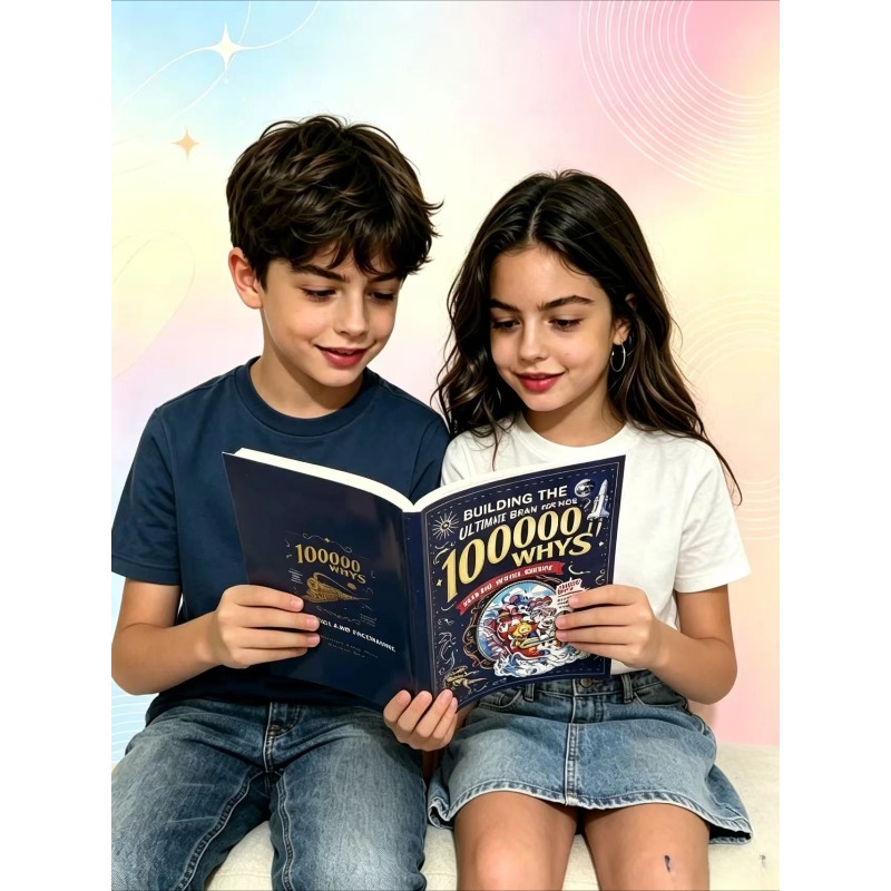 Kids Education Story - 100000 Whys Science Encyclopedia Book Kids