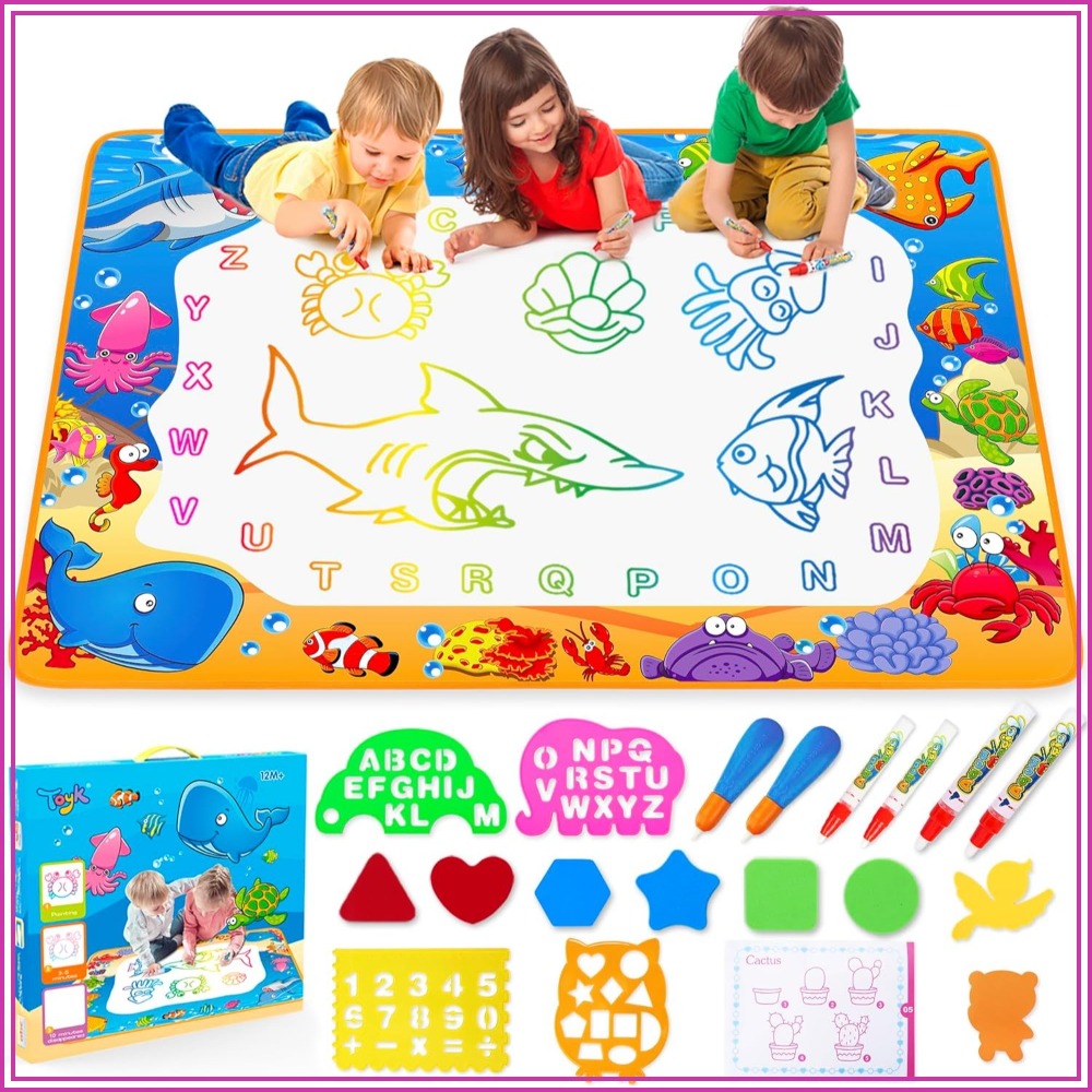 Kids Education Images - Magic Water Doodle Mat - Reusable