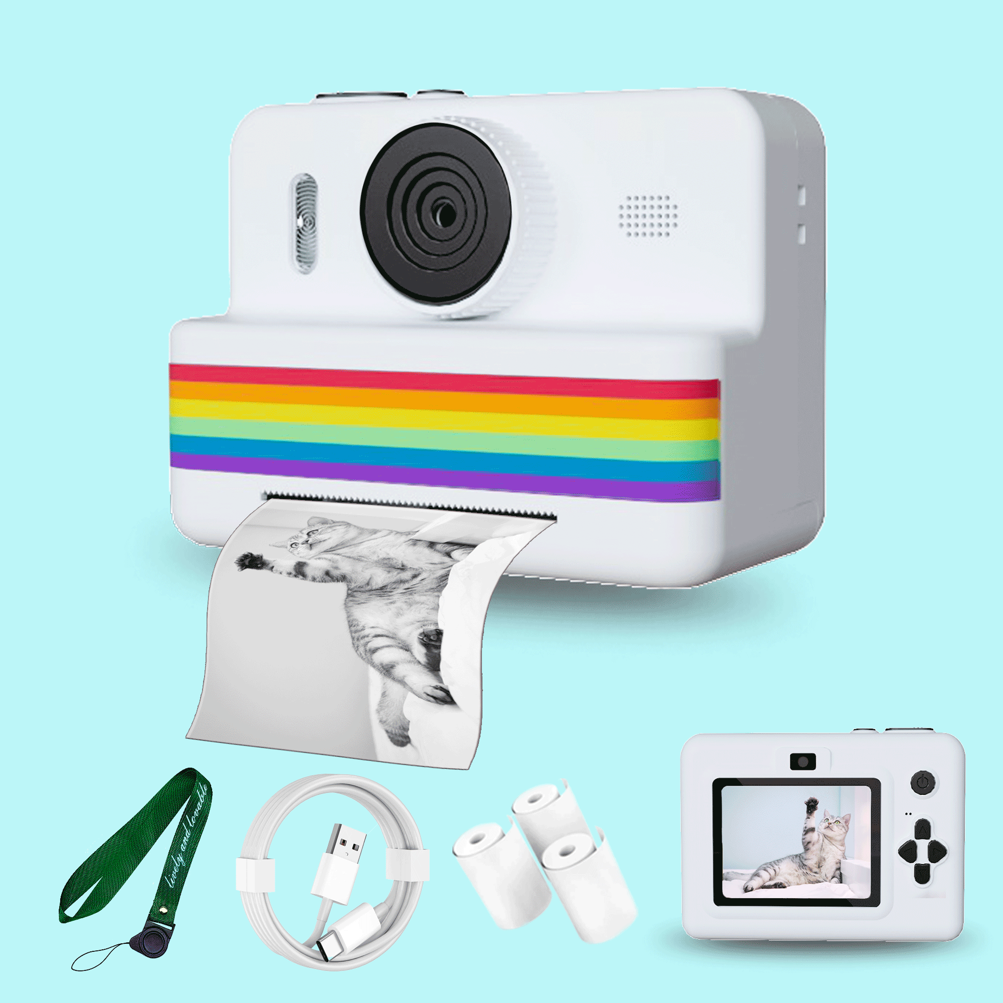 2.8 Inch Instant Print Camera, - Kids Education Video recensione e prezzo