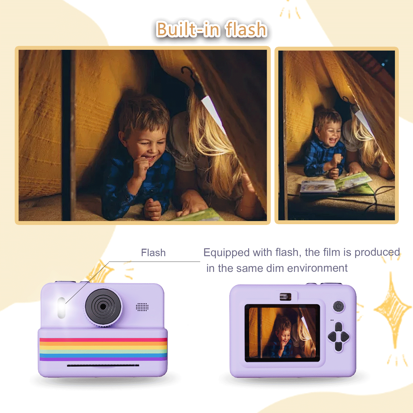 2.8 Inch Instant Print Camera, - Kids Education Video recensione e prezzo