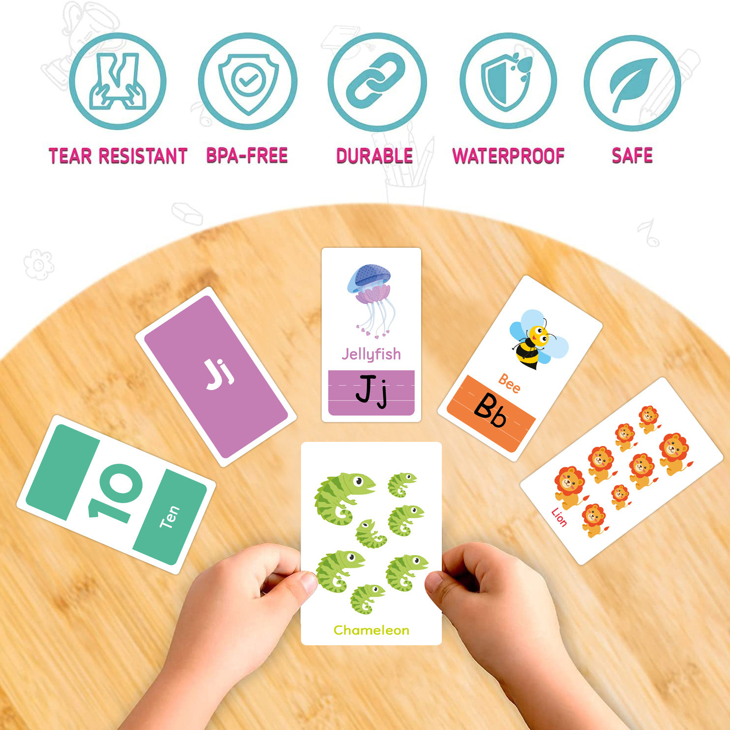 58 Pcs ABC Alphabet Flashcards - Flash Card Alphabet recensione e prezzo