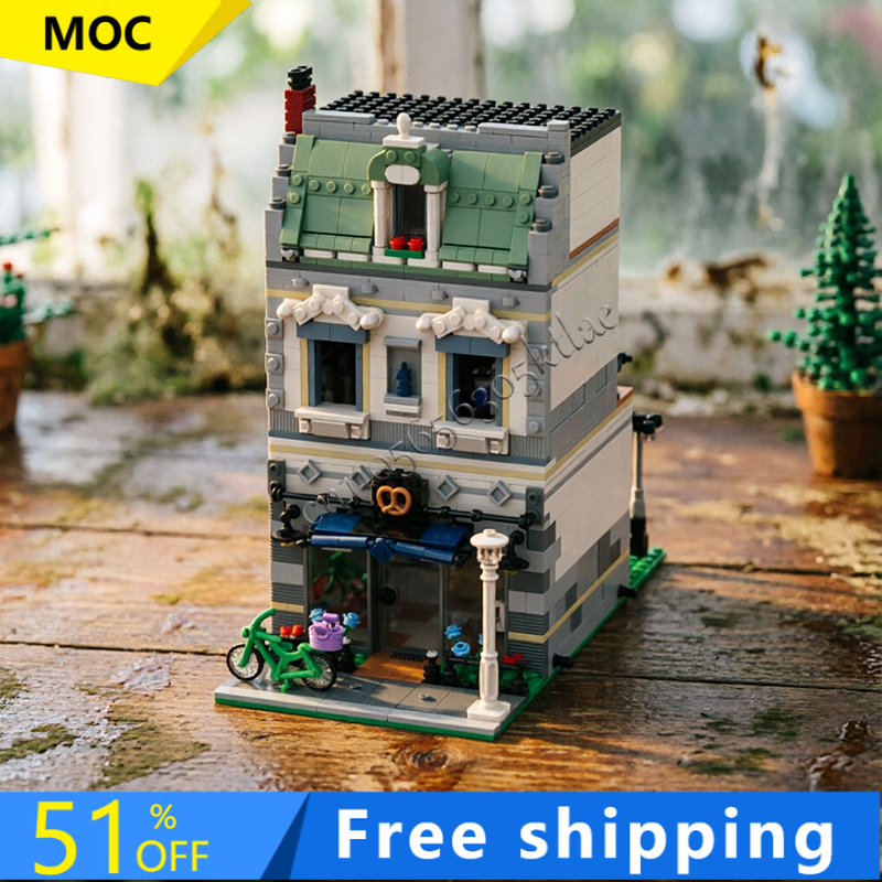 1268PCS MOC City Street Views  - Kids Education Story recensione e prezzo