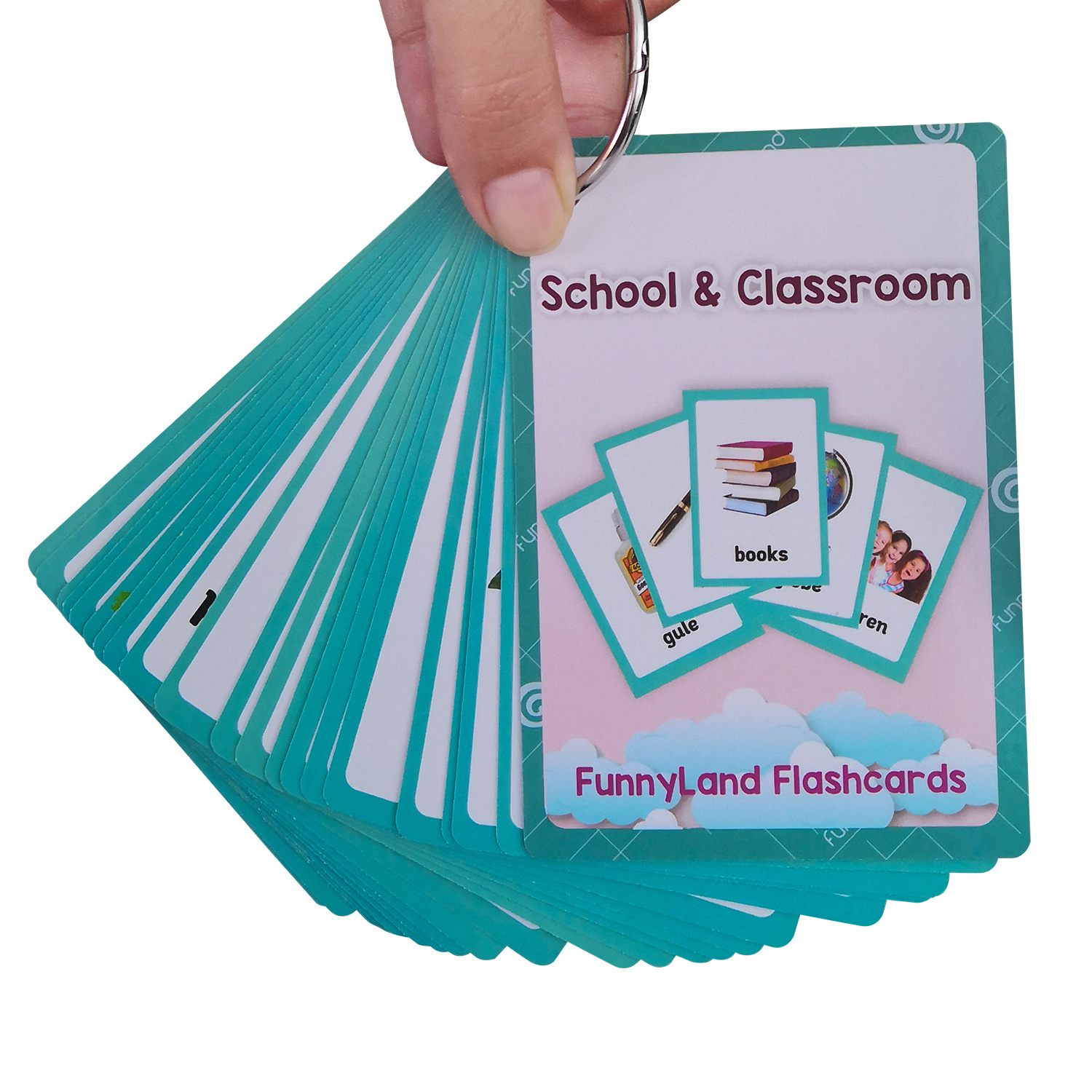 Classroom Stationery Vocabular - Flash Card Alphabet recensione e prezzo
