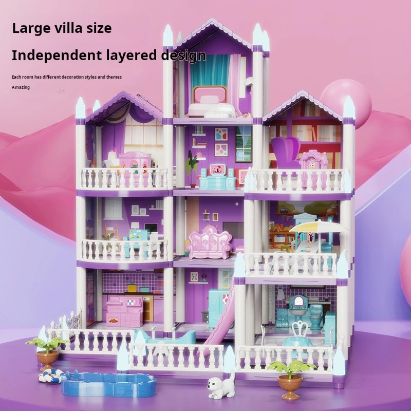 DIY Doll Houses Girls Castle A - Kids Education Images recensione e prezzo