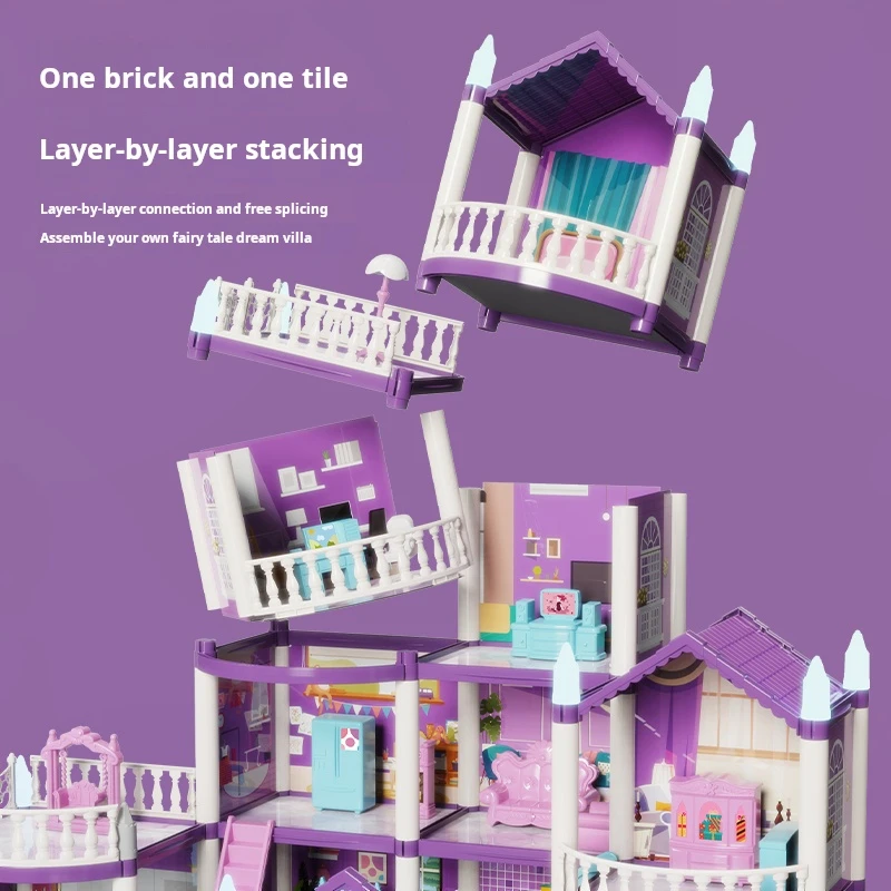 DIY Doll Houses Girls Castle A - Kids Education Images recensione e prezzo