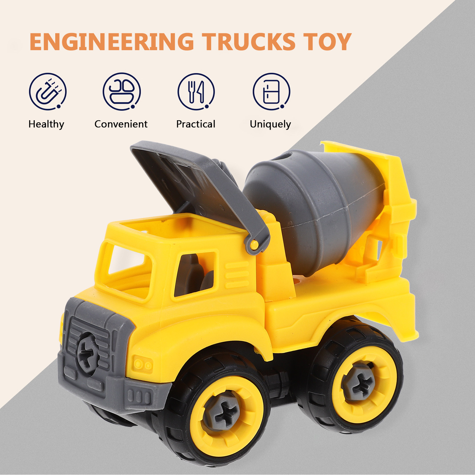 Kids Cement Mixer Construction - Kids Education And You recensione e prezzo