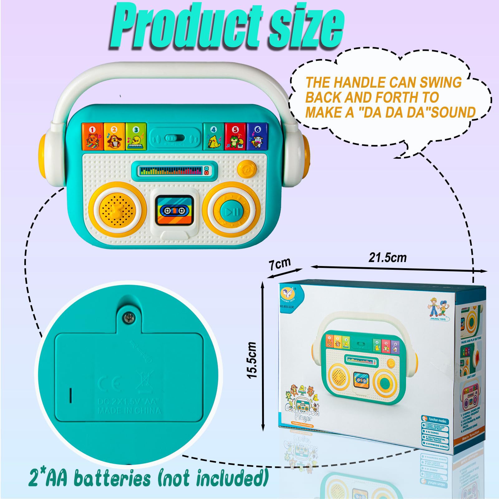 1Pc Green Cartoon Toddler Stor - Kids Education Story recensione e prezzo