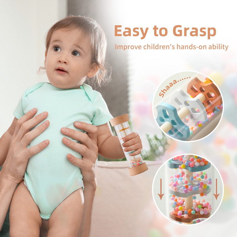 Montessori Baby Rain Stick Rai - Kids Education Bell recensione e prezzo