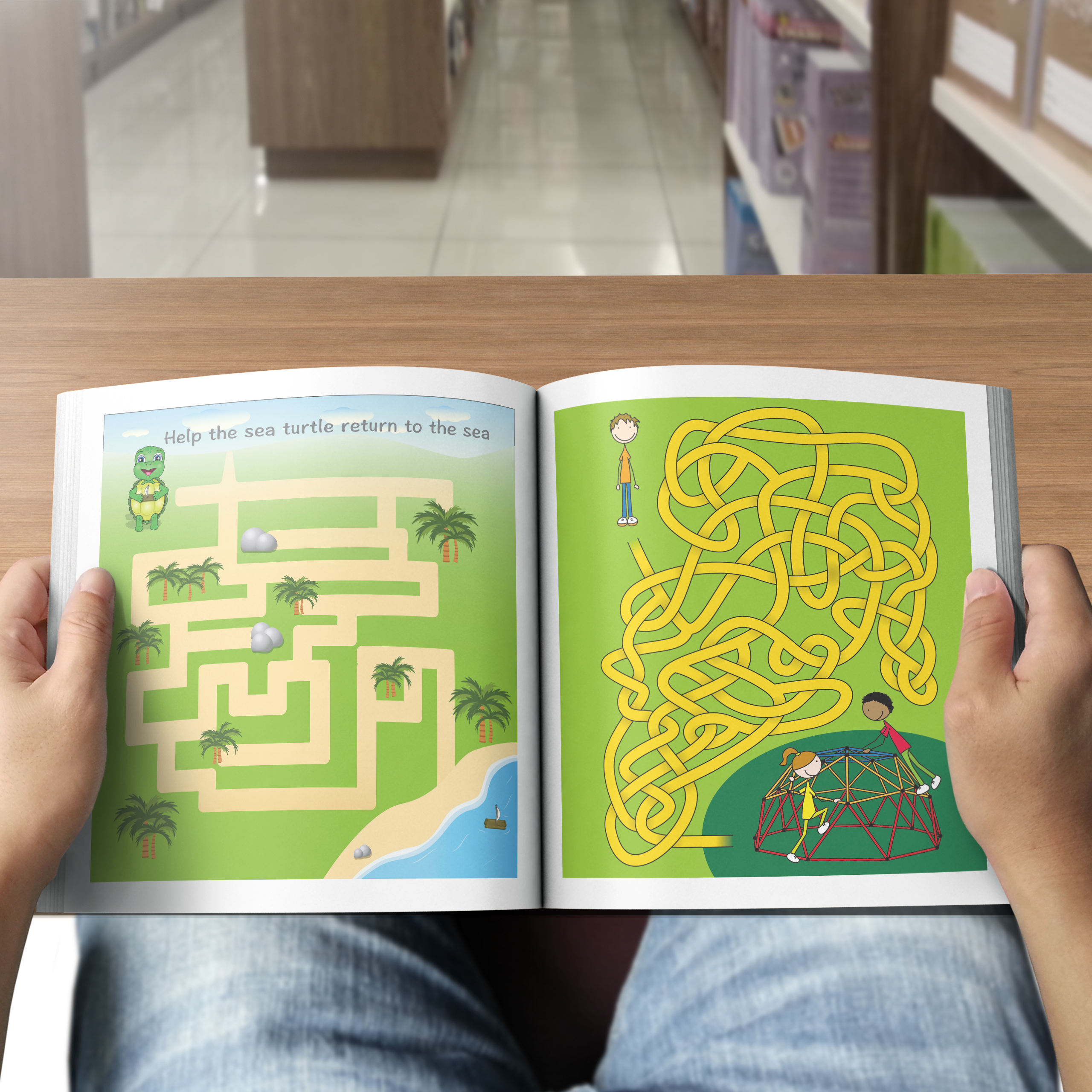 Interactive Maze Puzzle Book f - Kids Education Books recensione e prezzo