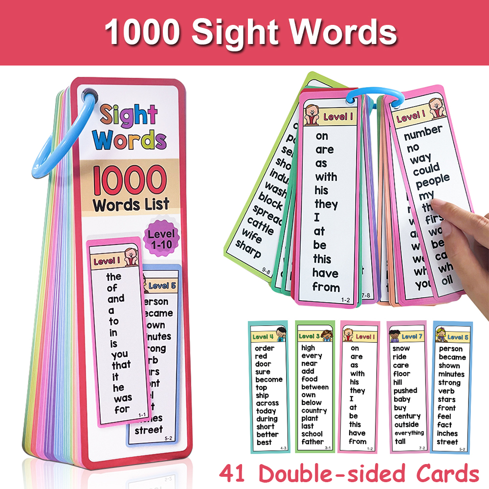 1000 Sight Words List English  - Flash Card Alphabet recensione e prezzo
