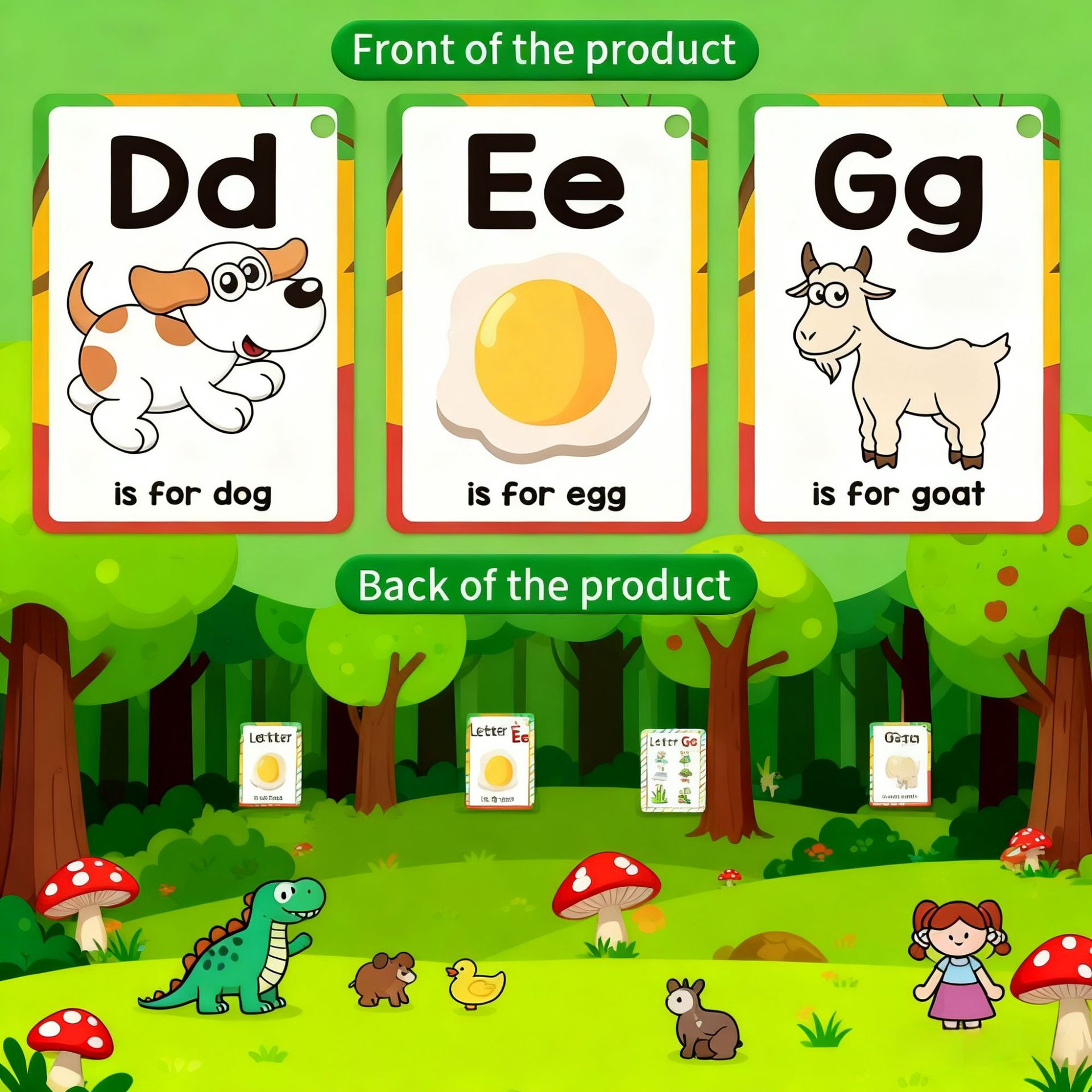 Eco-Friendly Alphabet Phonics  - Flash Card Alphabet recensione e prezzo