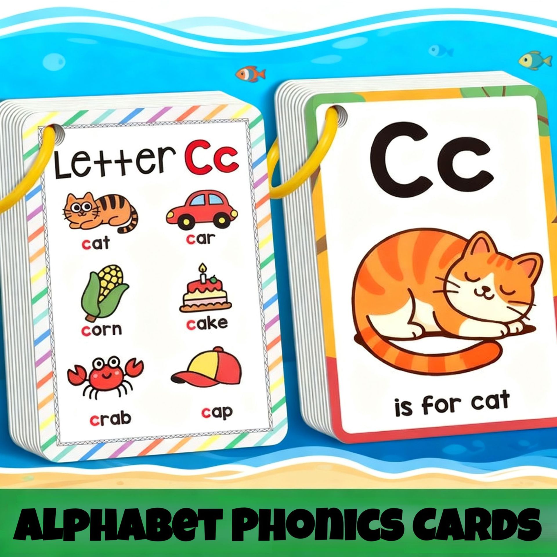 Eco-Friendly Alphabet Phonics  - Flash Card Alphabet recensione e prezzo
