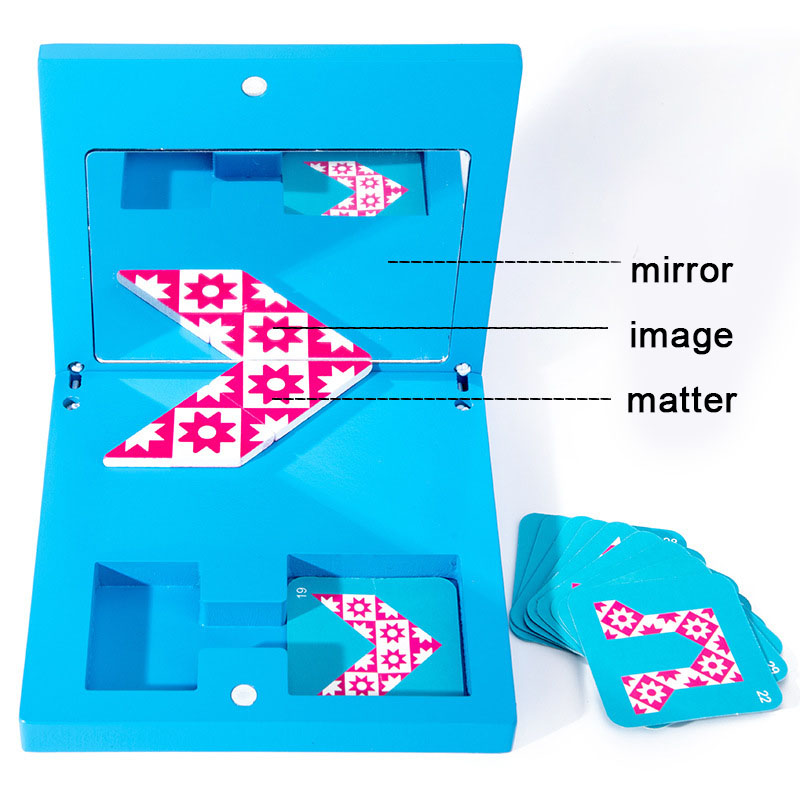 Mirror Image Puzzle Wooden Jig - Kids Education Images recensione e prezzo