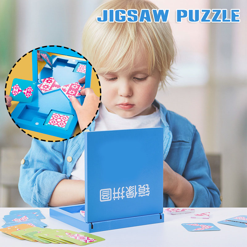 Mirror Image Puzzle Wooden Jig - Kids Education Images recensione e prezzo