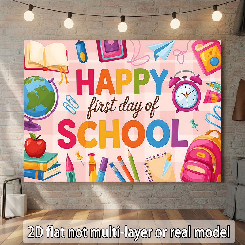 Back to School Wall Tapestry H - Happy Kids Education recensione e prezzo