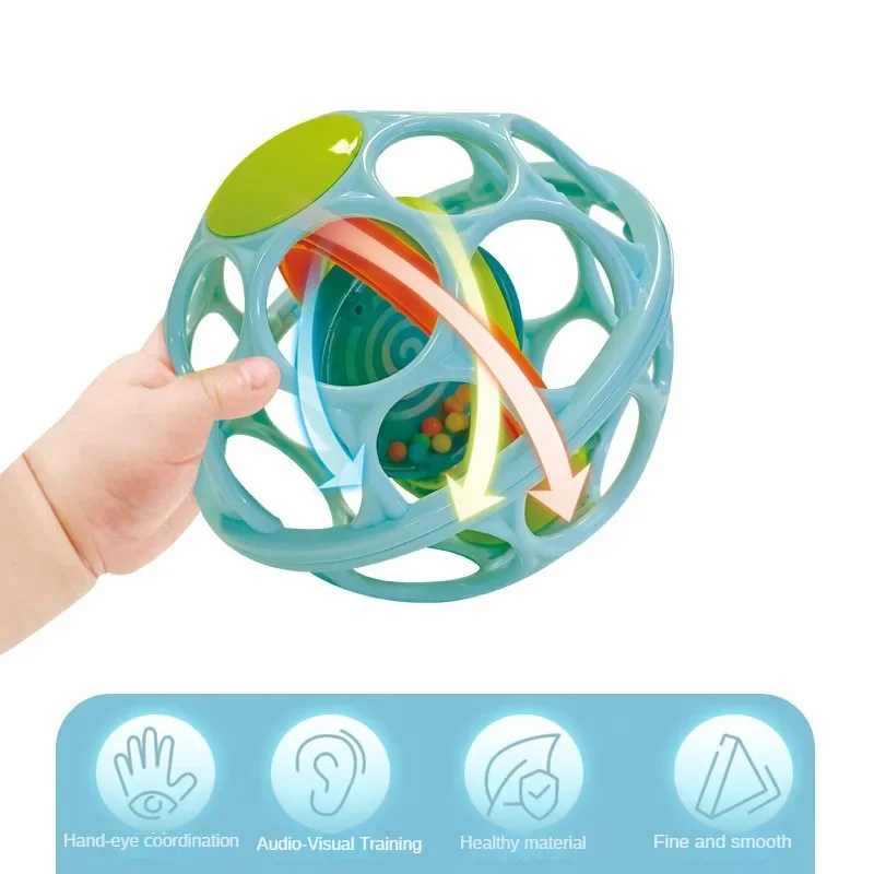 Baby Hand Rattle Soft Ball Toy - Kids Education Bell recensione e prezzo