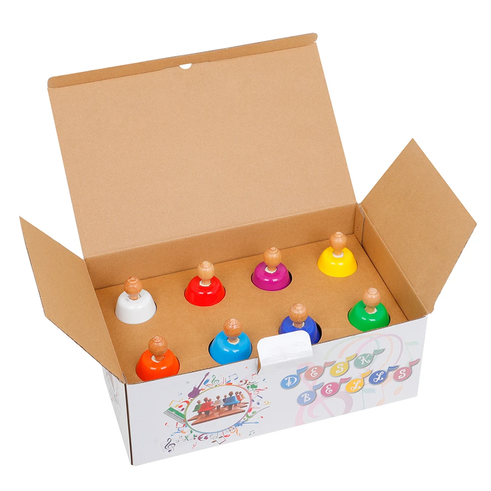 8 Tone Colorful Class Bell Woo - Kids Education Bell recensione e prezzo
