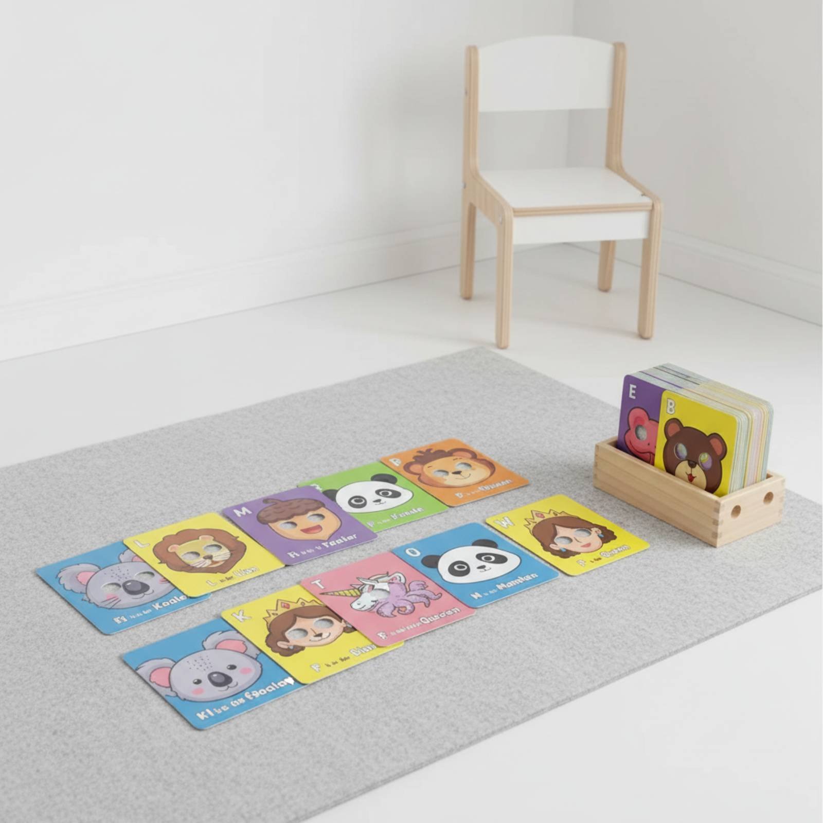Creature Mask Flash Cards Inte - Flash Card Alphabet recensione e prezzo