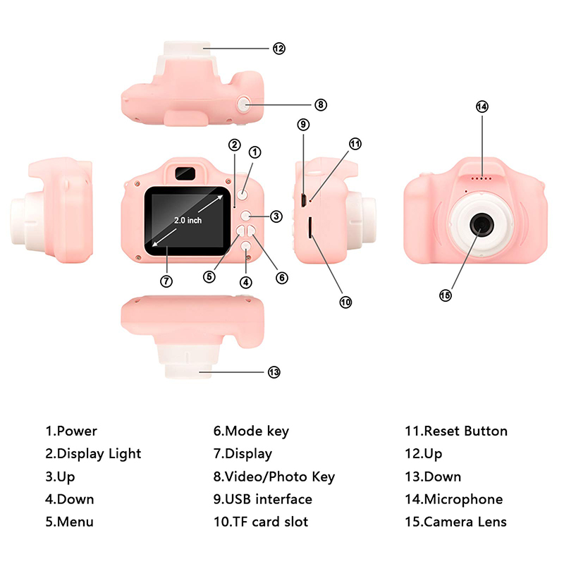 Kids Camera Toys Mini HD Digit - Kids Education Video recensione e prezzo