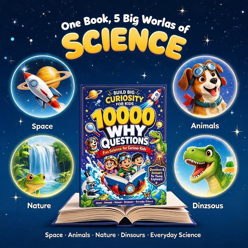 10000 Why Kids Science Encyclo - Kids Education Books recensione e prezzo