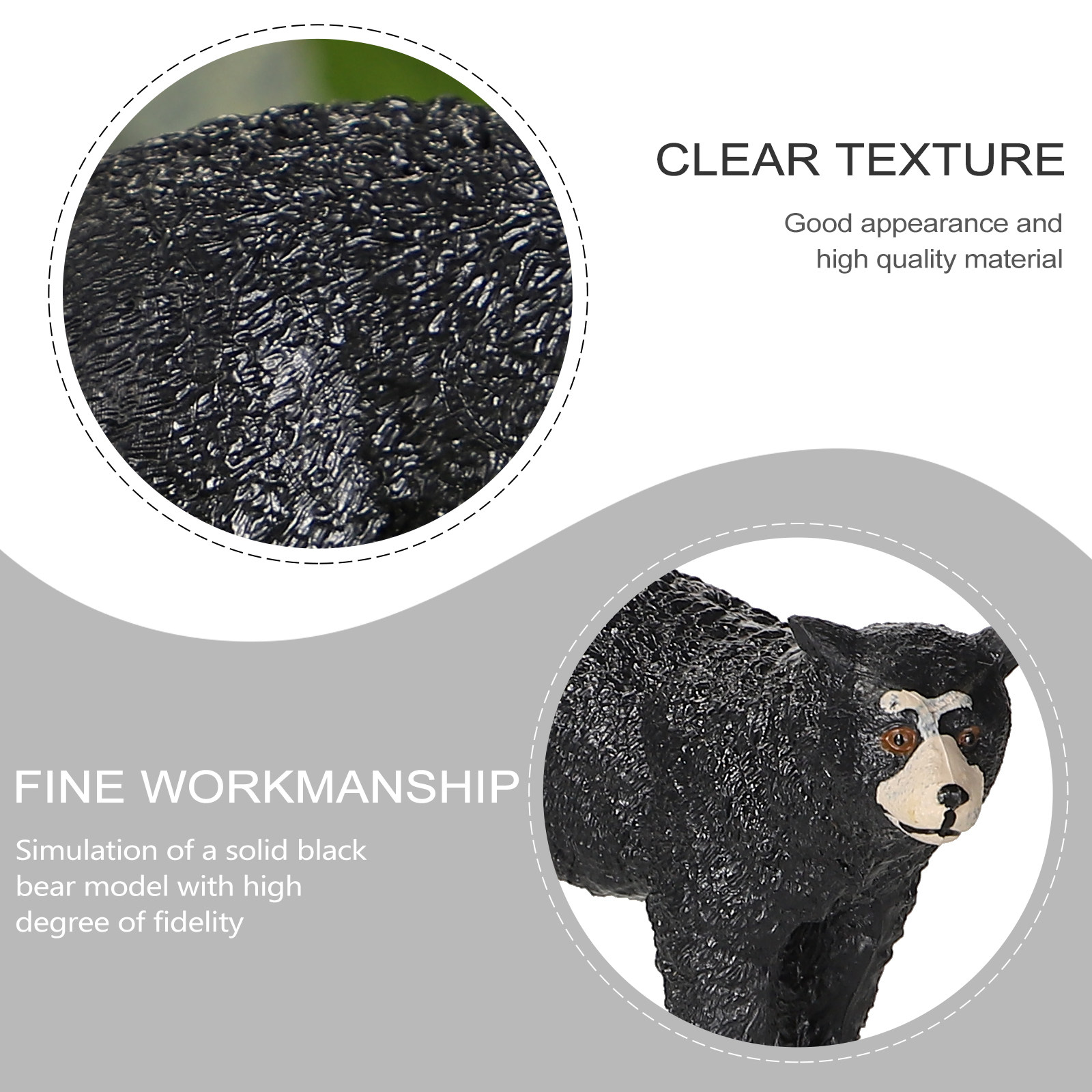 Black Bear Simulation Plastic  - Kids Education And You recensione e prezzo