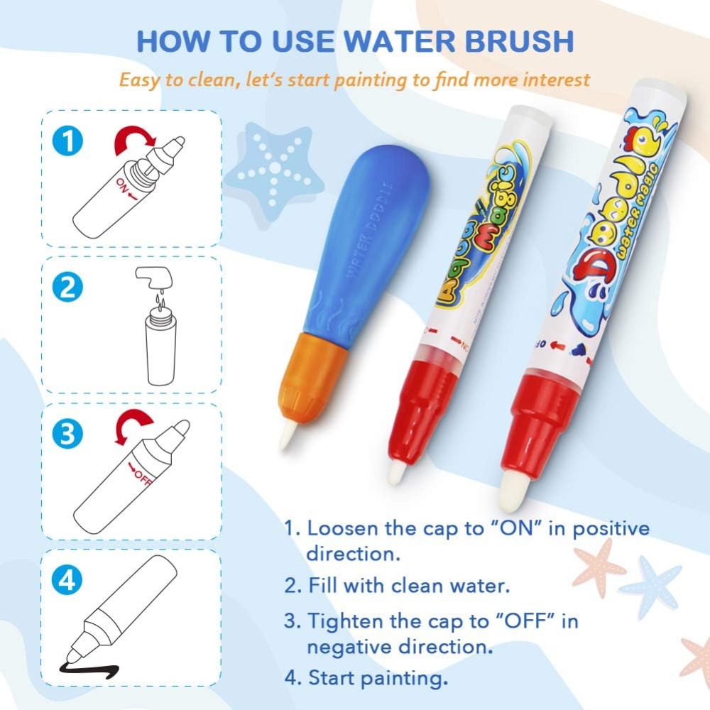 Magic Water Doodle Mat - Reusa - Kids Education Images recensione e prezzo