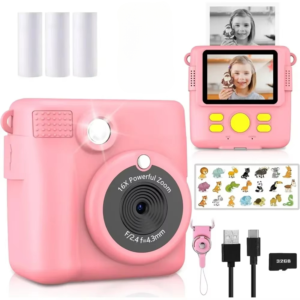 Instant Print Camera for Kids, - Kids Education Images recensione e prezzo