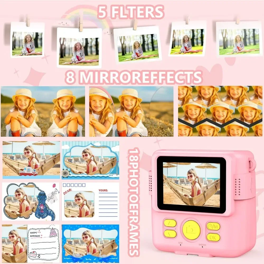 Instant Print Camera for Kids, - Kids Education Images recensione e prezzo