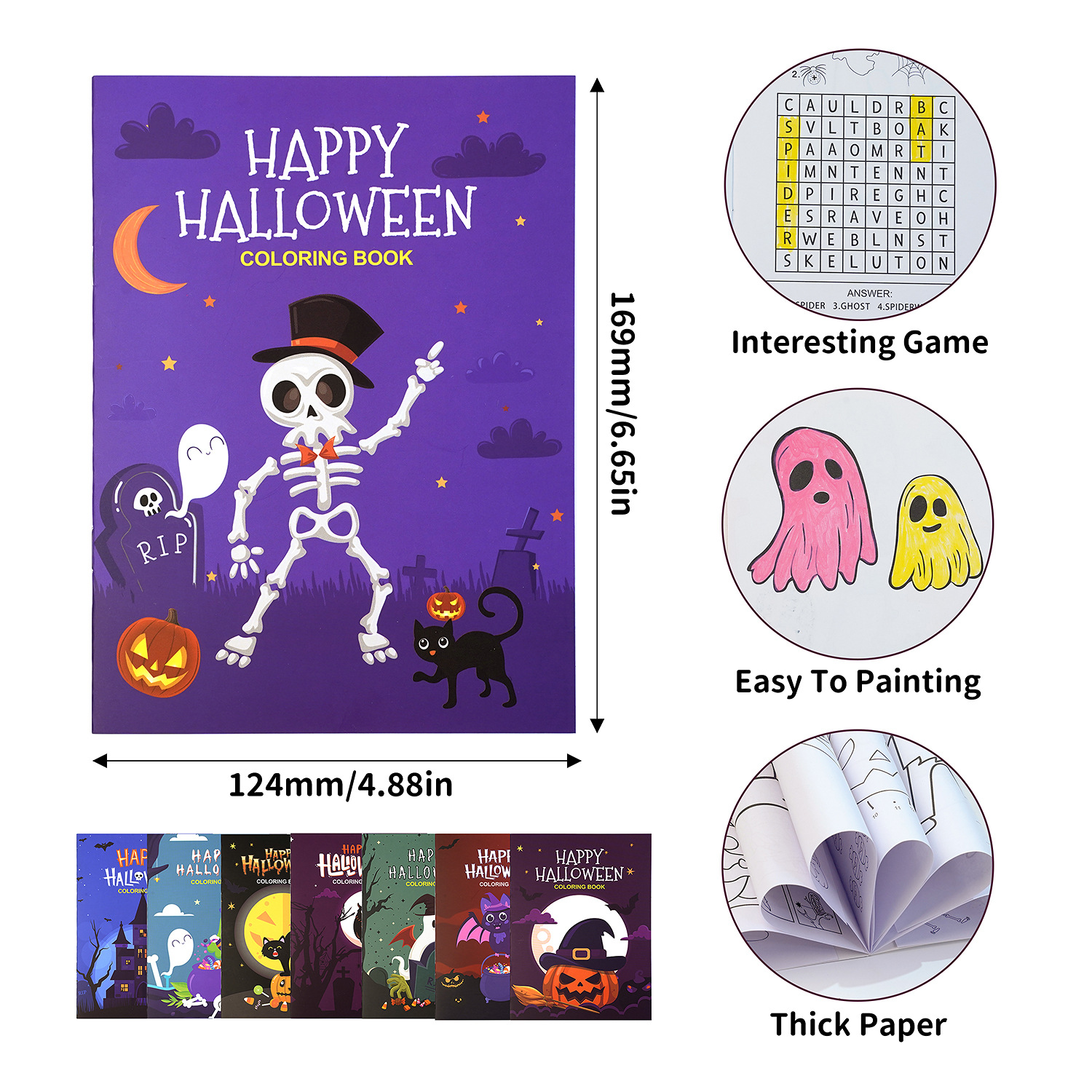 Happy Halloween Coloring Books - Happy Kids Education recensione e prezzo