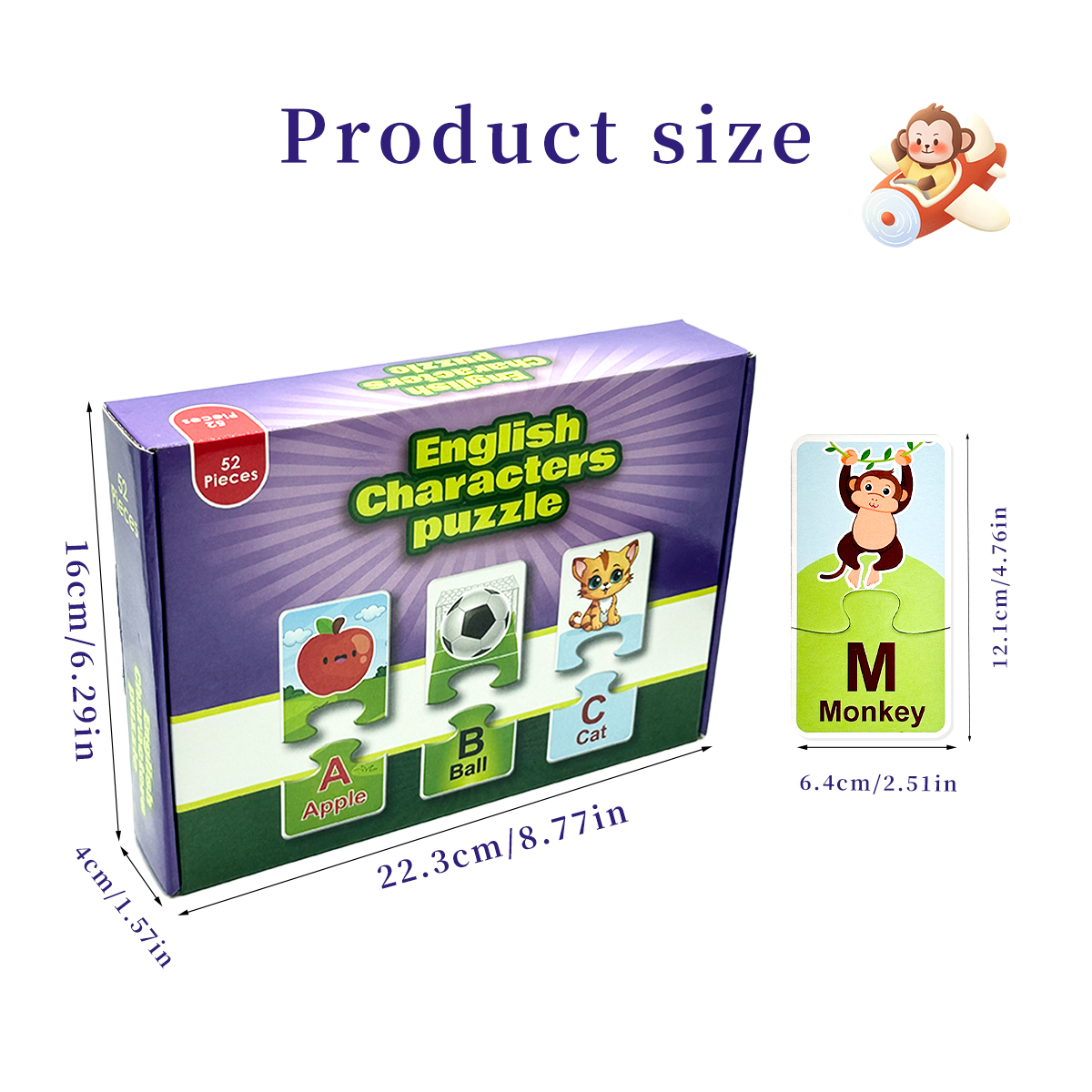 Alphabet Matching Puzzle Cards - Flash Card Alphabet recensione e prezzo