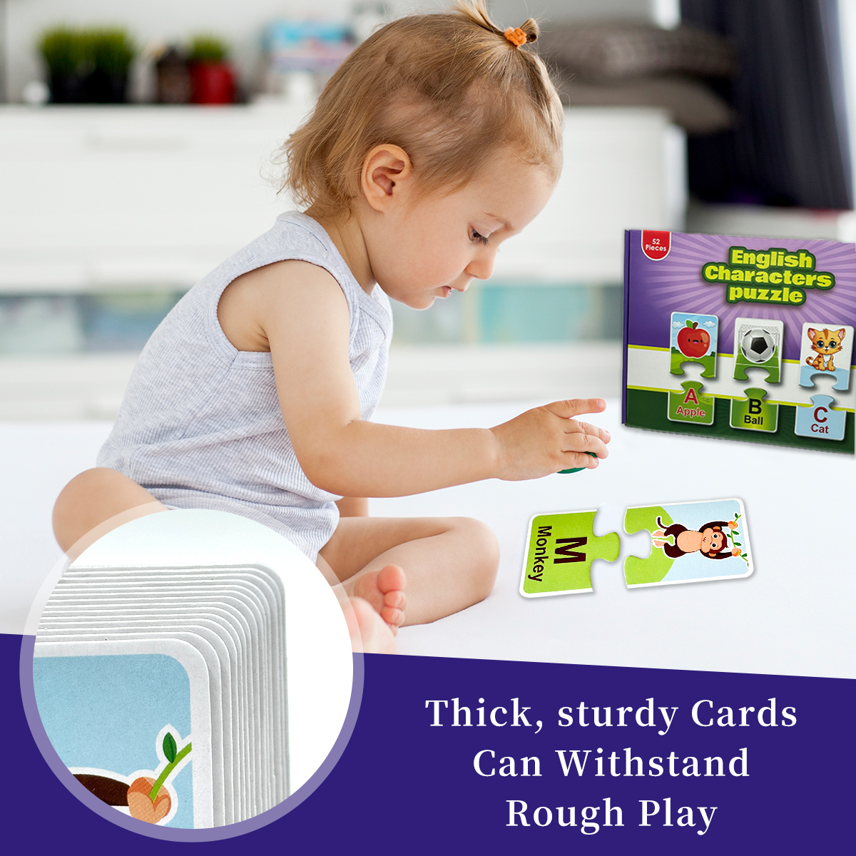 Alphabet Matching Puzzle Cards - Flash Card Alphabet recensione e prezzo