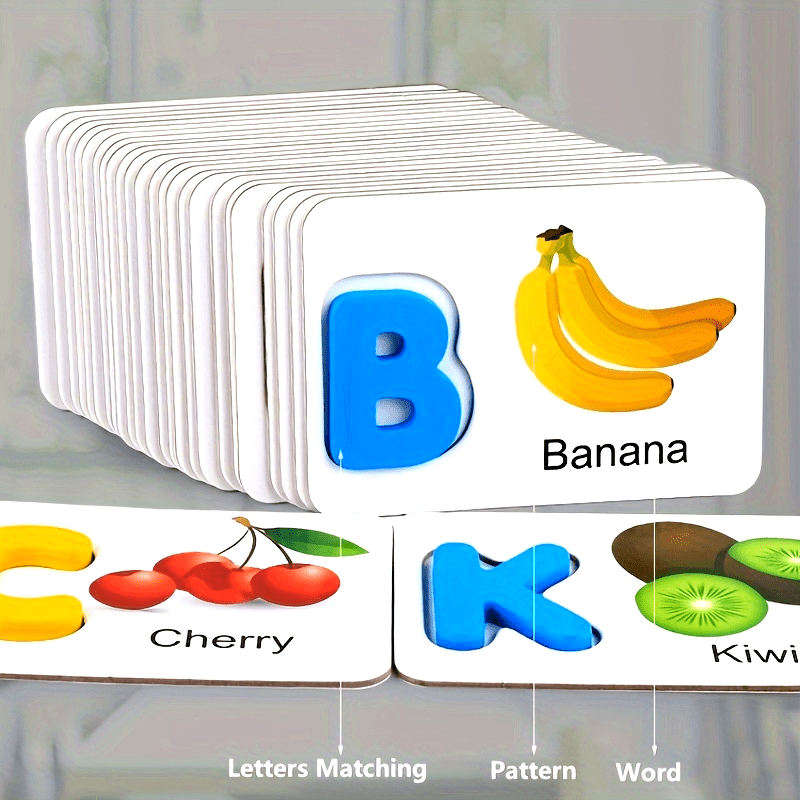 Wooden Alphabet Flashcards for - Flash Card Alphabet recensione e prezzo