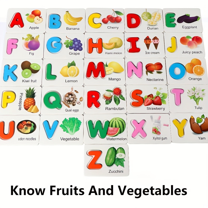 Wooden Alphabet Flashcards for - Flash Card Alphabet recensione e prezzo