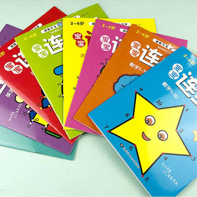 8Pcs Kids Connect the Dots Col - Kids Education Books recensione e prezzo