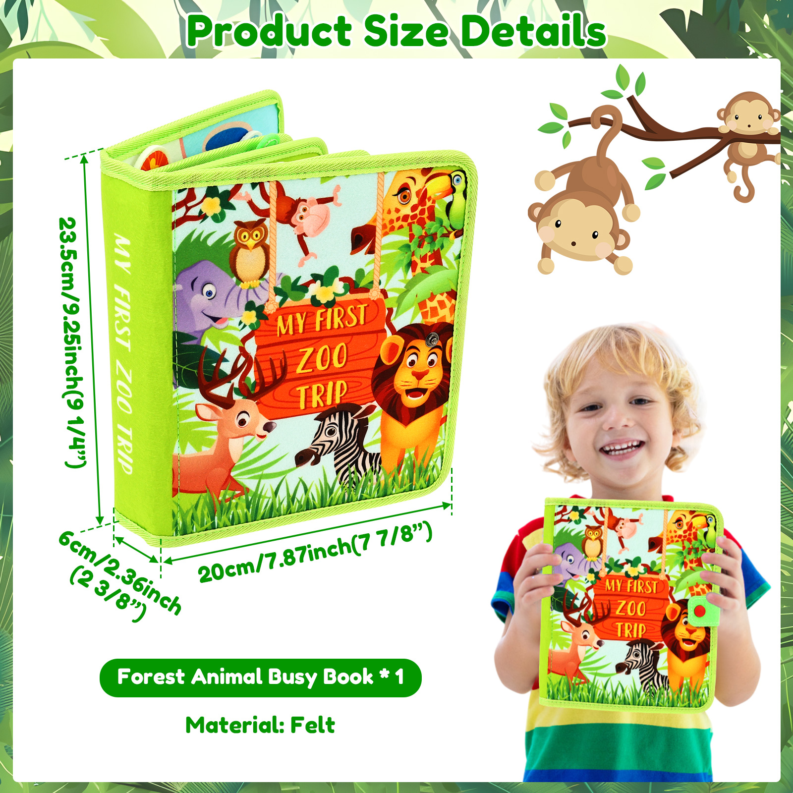 1 Pc Montessori Toys Farm Anim - Kids Education Story recensione e prezzo